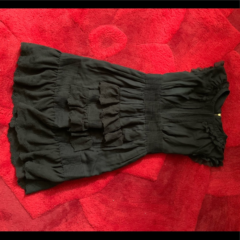 Black mini dress